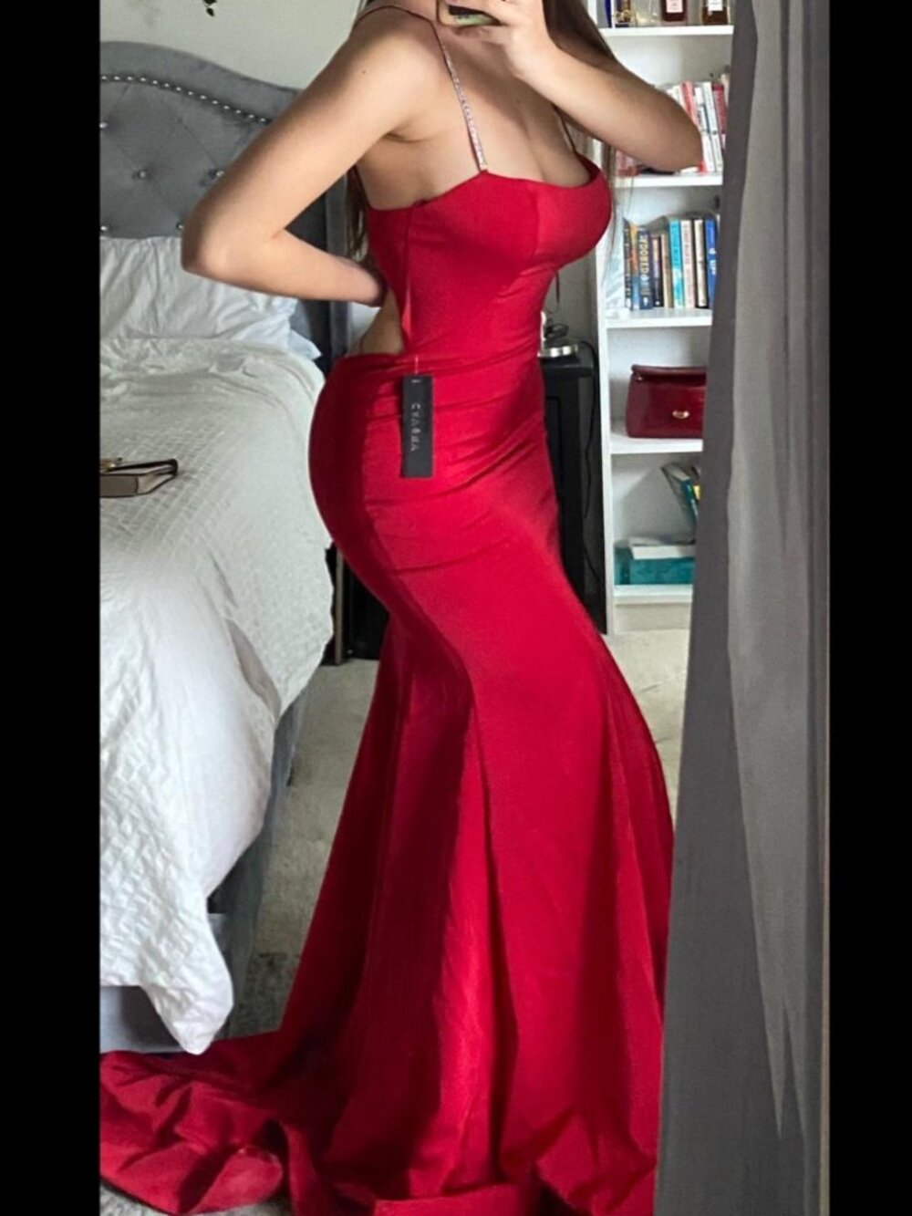 Cavery Red Prom Dress NEW never worn with tags (Size 6)